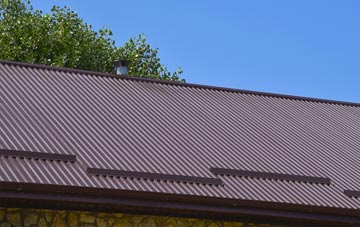 typical Sarsden Halt corrugated roof uses